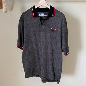 STARTER Charcoal Polo with Red Embroidered Logo